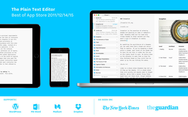 iA Writer 4.0.4 for Mac 破解版 专业的写作套件