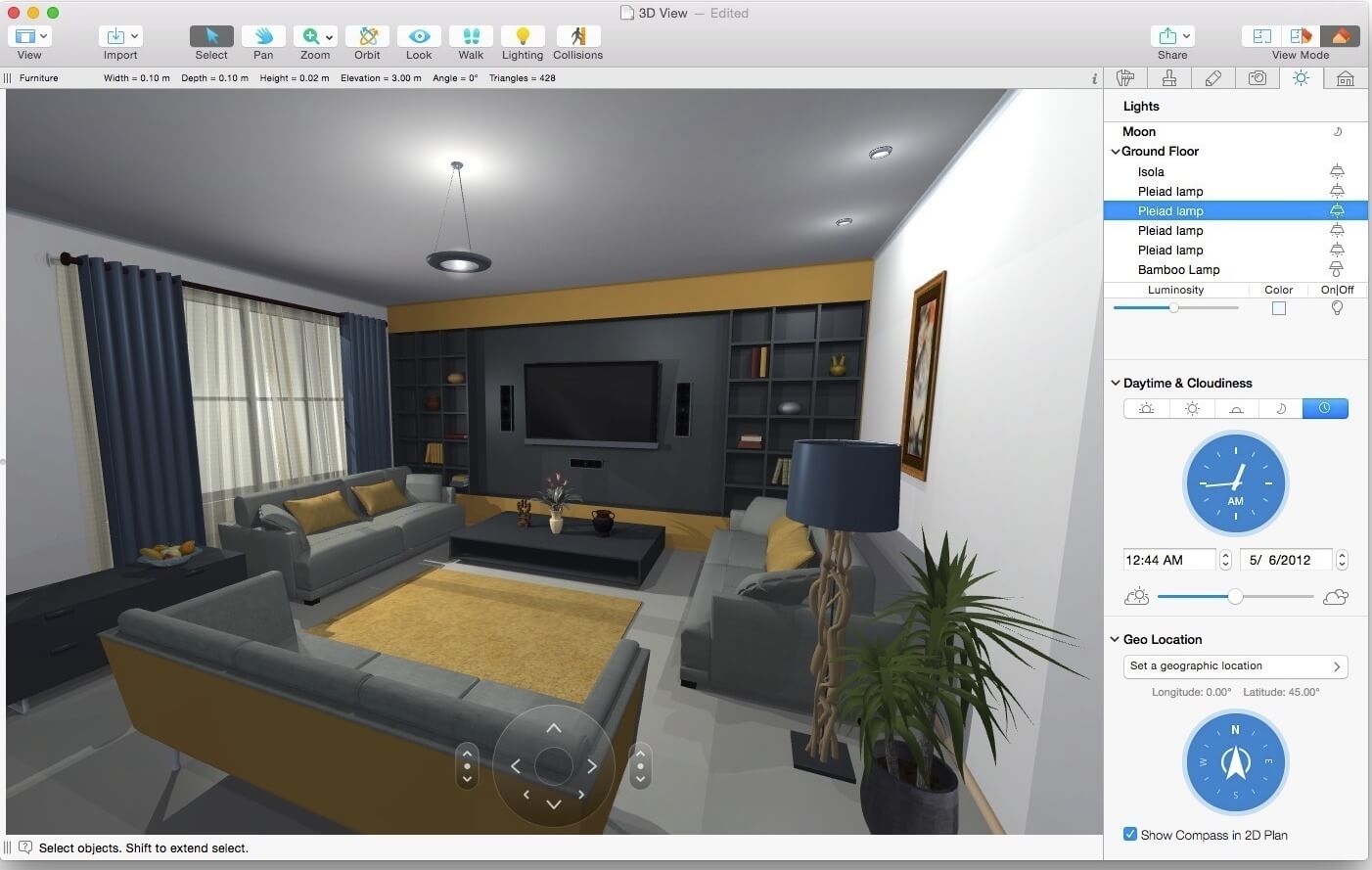 Live Home 3D 3.2.3 for Mac 破解版 强大的室内设计应用程序
