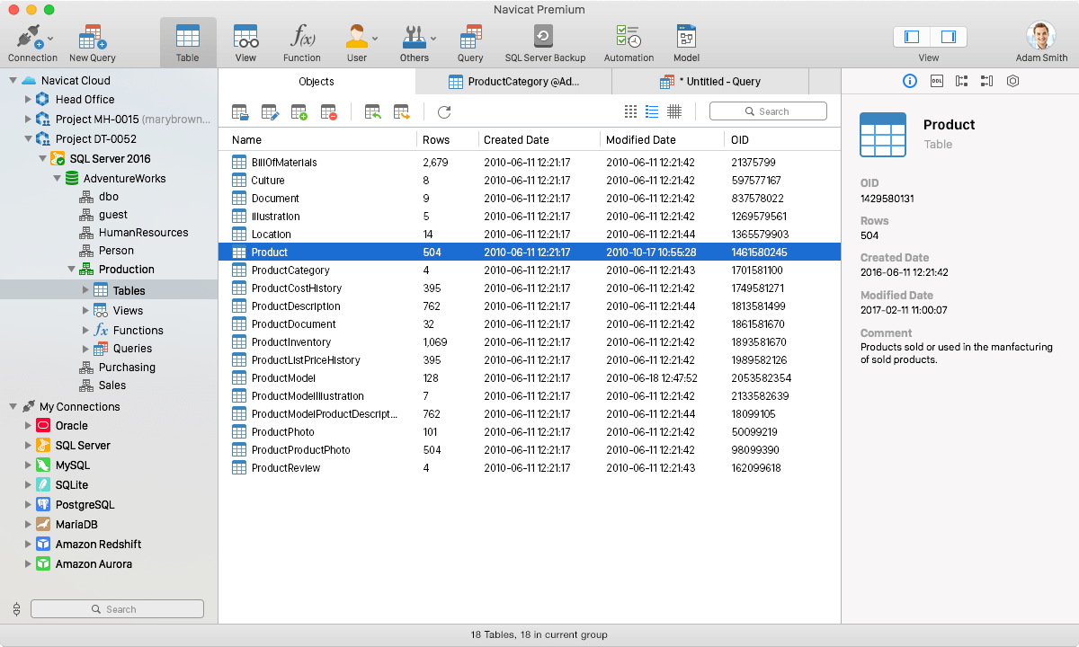 Navicat Premium 12.0.13 for Mac破解版 强大的数据库客户端