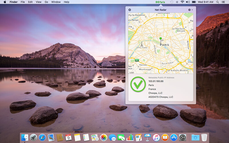 Net Radar 1.1 for Mac 破解版 监控VPN连接状态