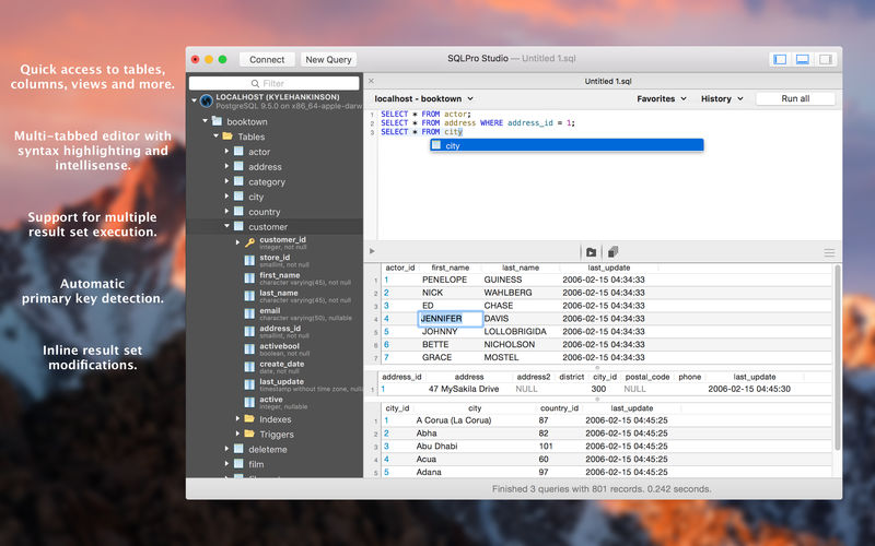 SQLPro Studio 1.0.130 for Mac 破解版 强大的数据库管理器