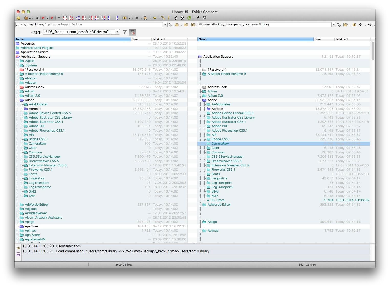 Beyond Compare 4.2.3 for Mac 破解版 文件比较和合并文件夹