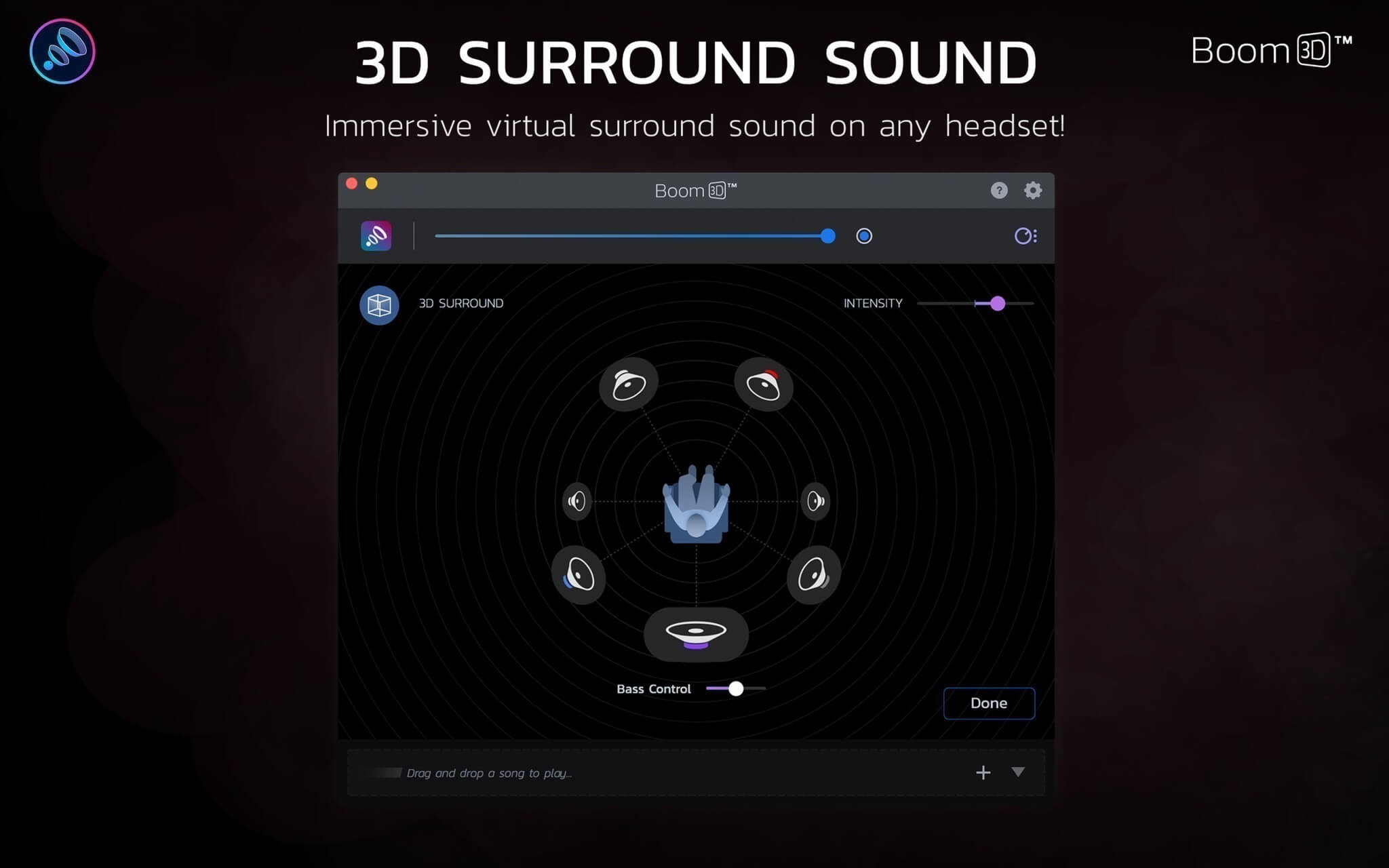 Boom 3D for Mac 1.1 破解版 3D环绕音效软件