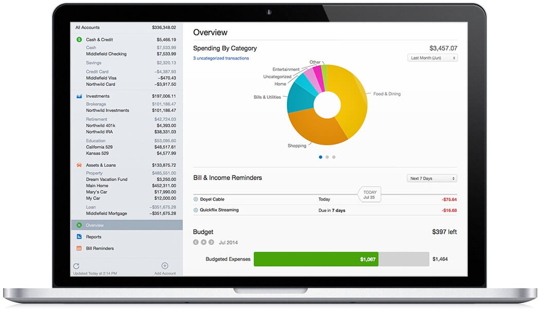 Quicken 4.5.8 for Mac 破解版 完成个人理财解决方案