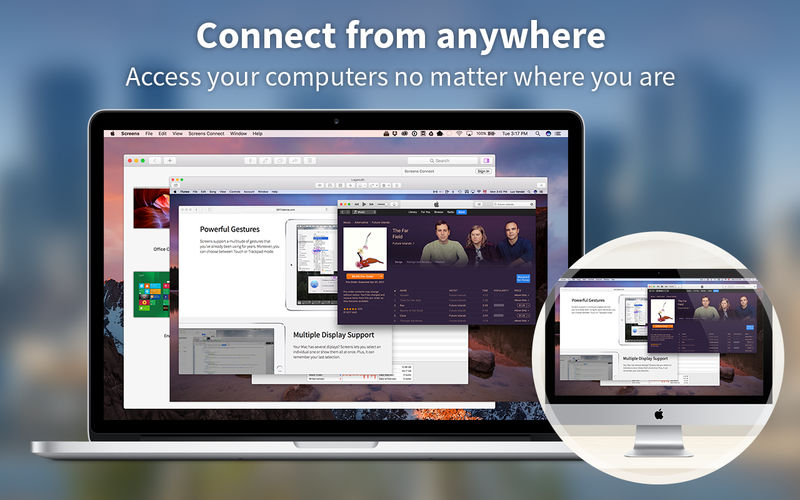 Screens 4.1.4 for Mac 破解版 远程访问您的计算机