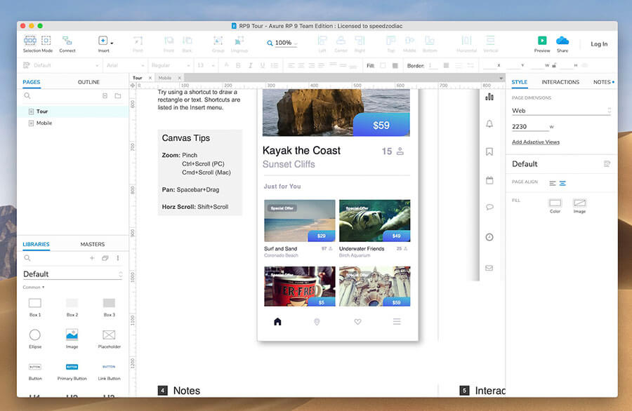 Axure RP for Mac 破解版 v9.0.0.3681 快速原型设计工具